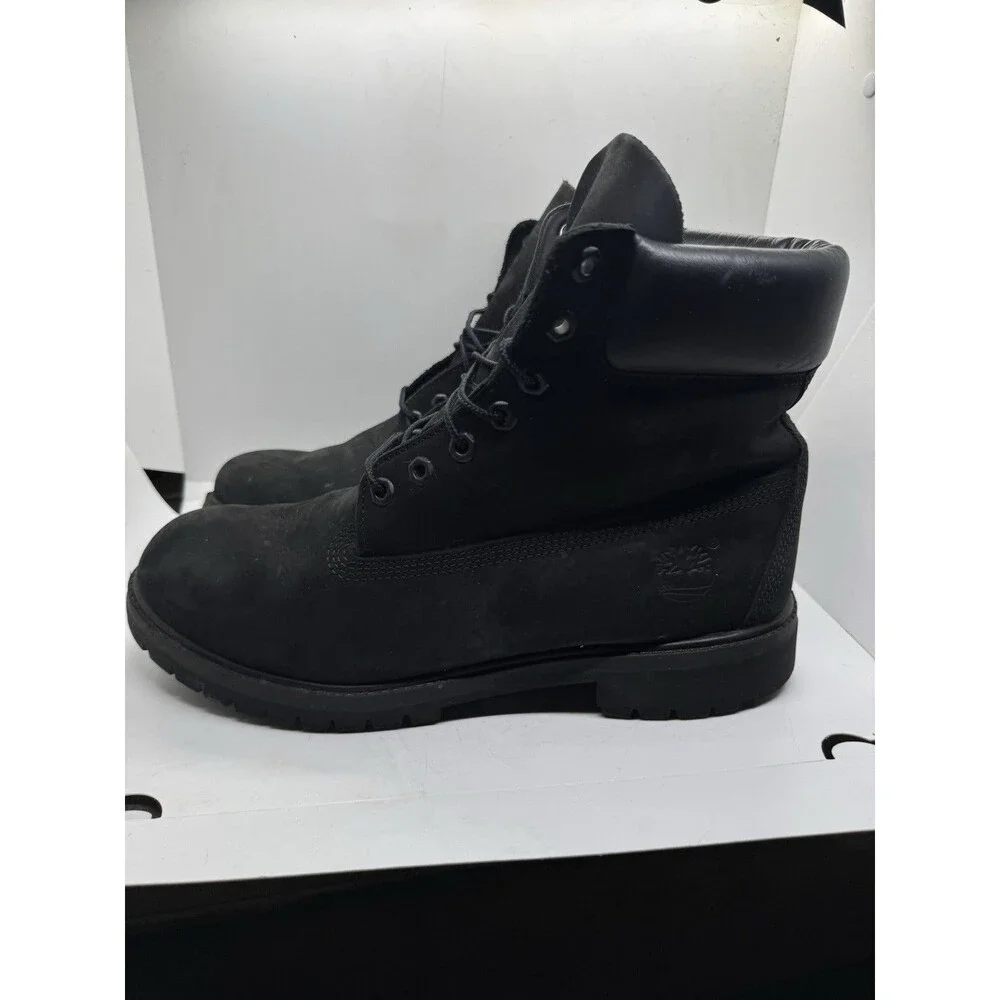 Timberland Mens 6 Inch Premium Waterproof Boots Black Mens 10.5W 10073
